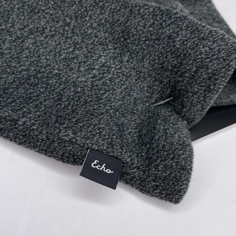 NORDSTROM ECHO Classic Touchscreen Gloves Charcoal Gray Heathered NEW Size S/M